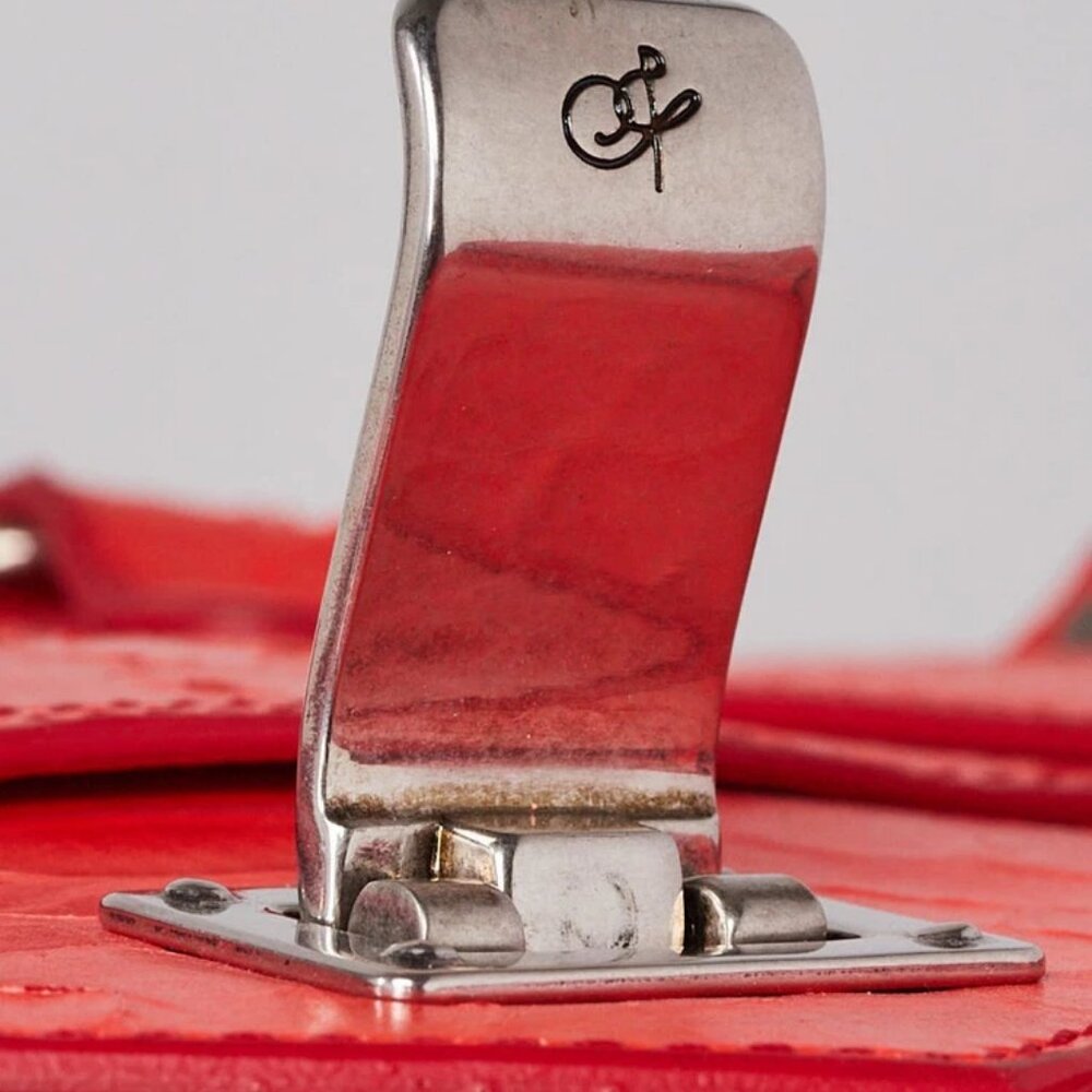 Proenza Schouler Red Python Ps1 Tote Bag - image 6